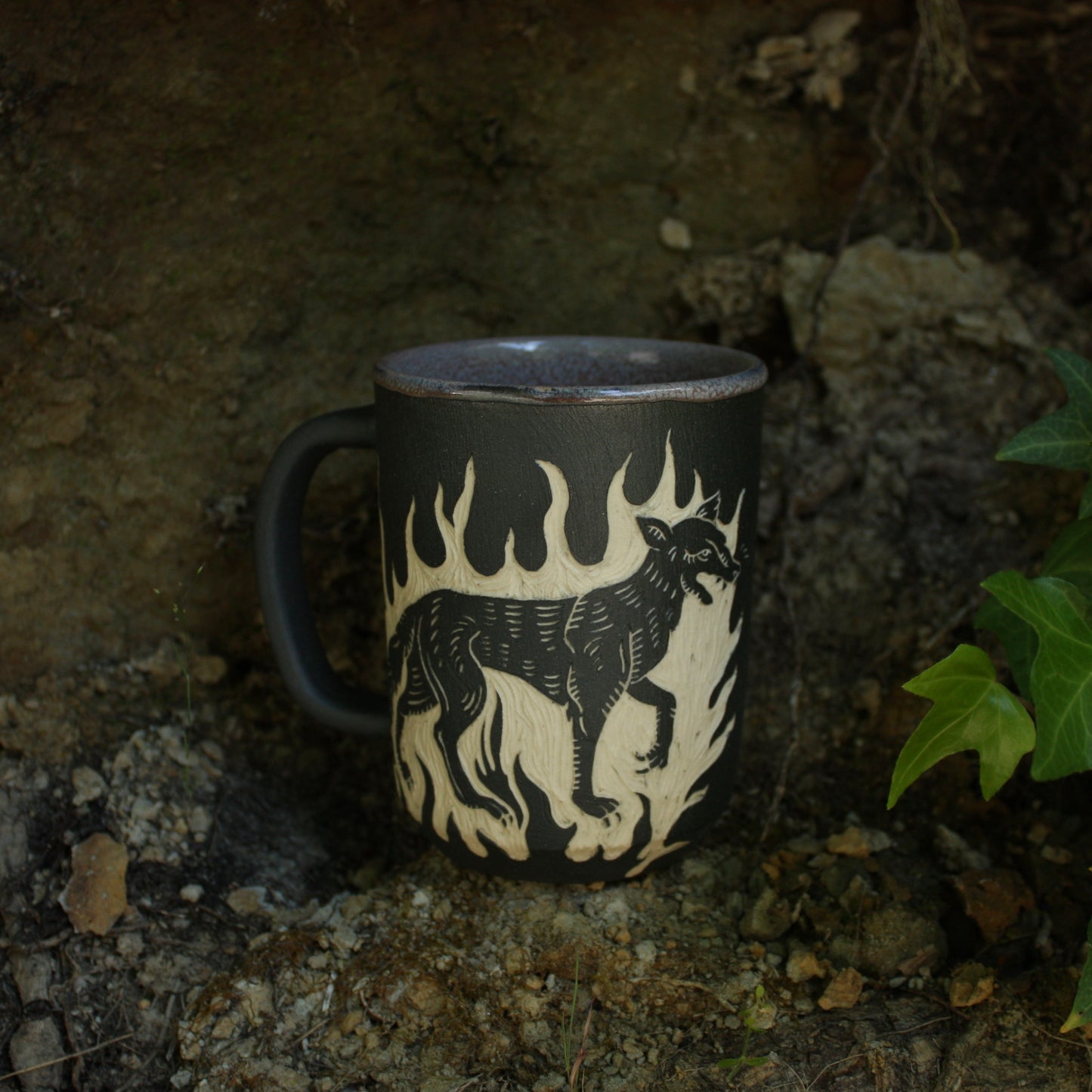 Discount Fire Wolf Mug