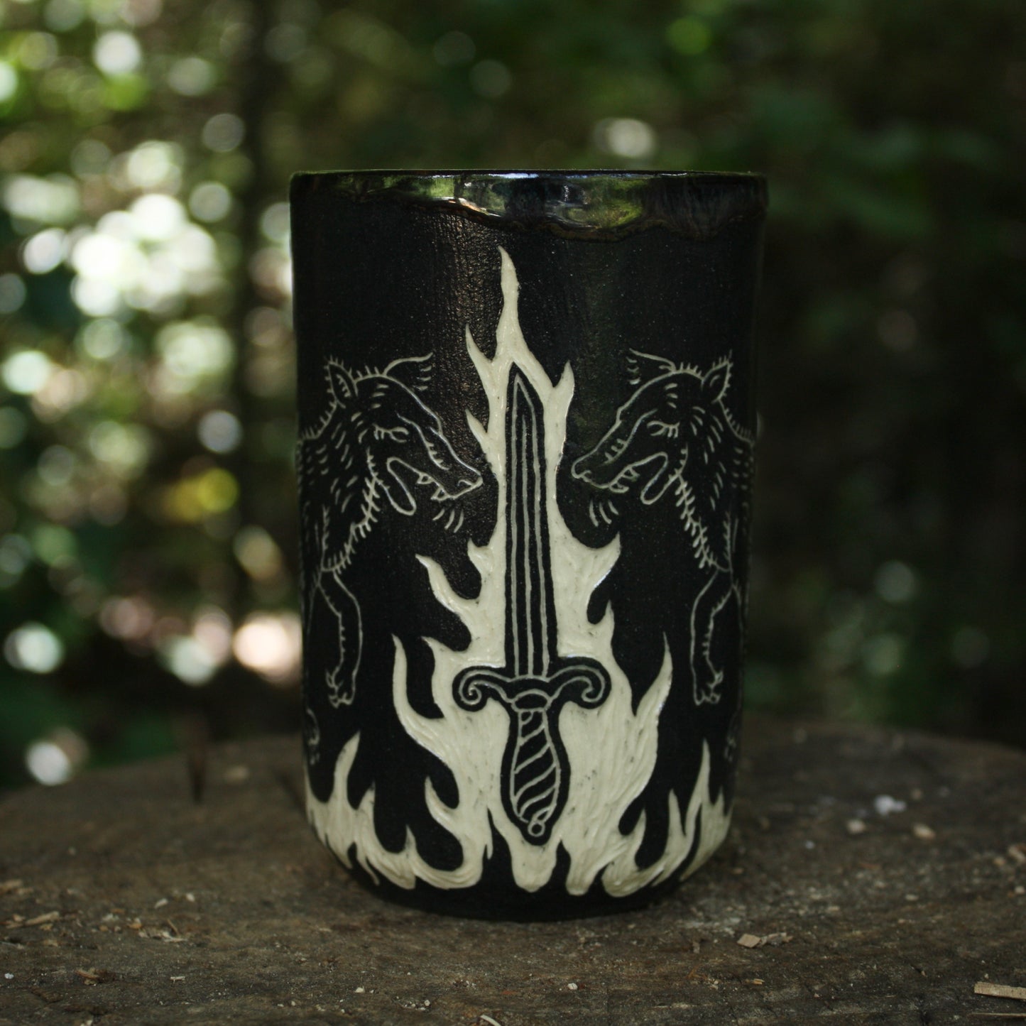 Fire Wolf Mug