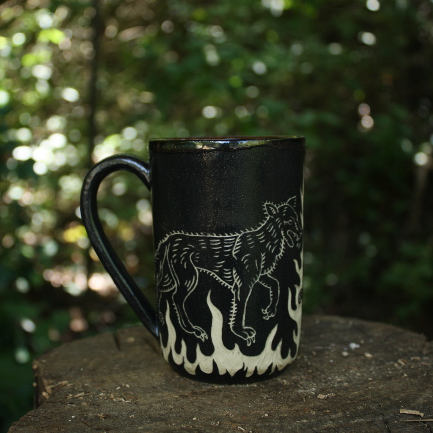 Fire Wolf Mug