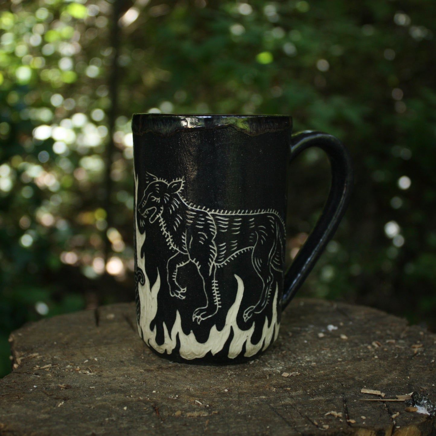 Fire Wolf Mug