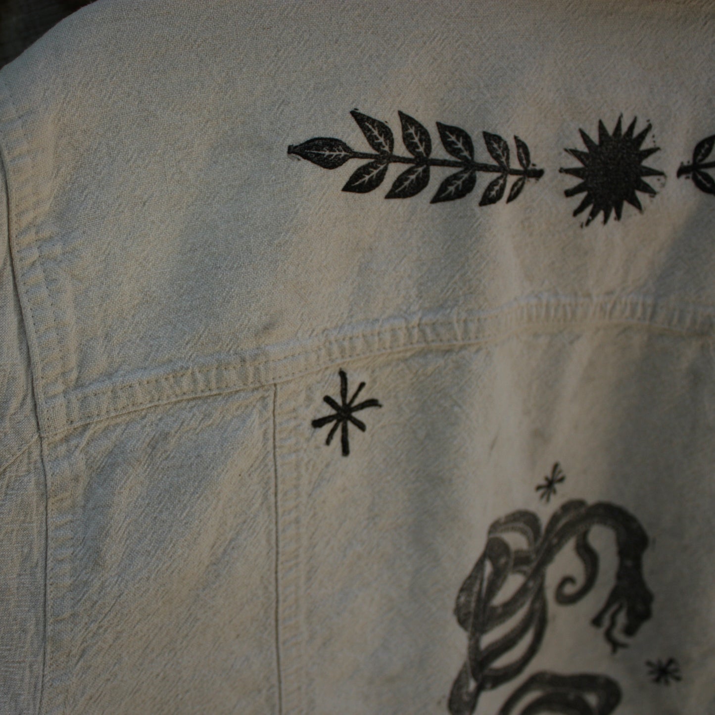 Serpent linen jacket
