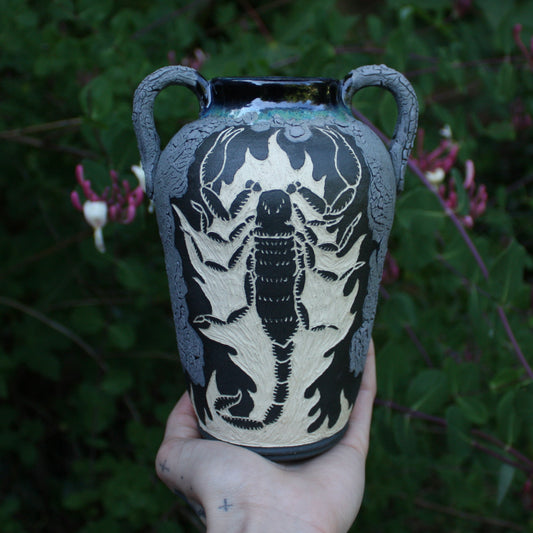 fire scorpion amphora