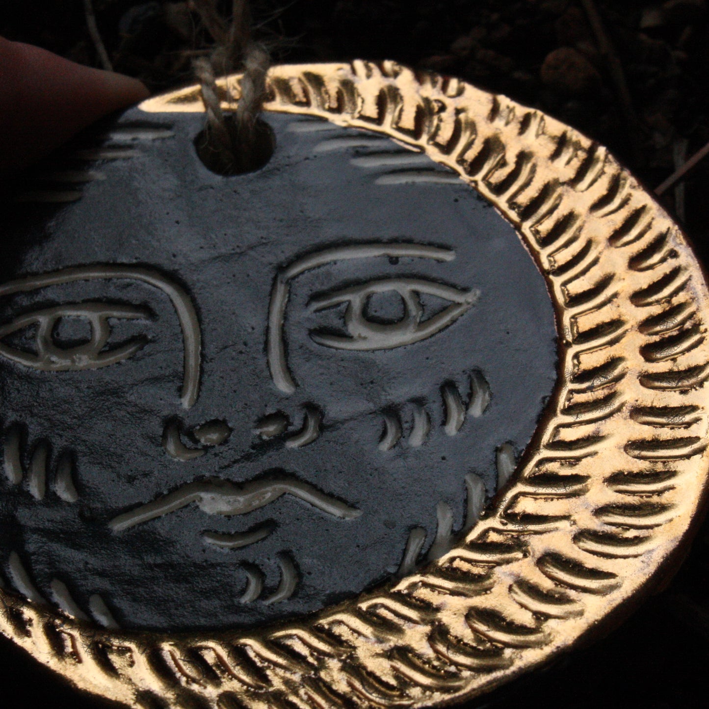 Waxing Gold Moon Amulet